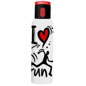 Пляшка для води Herevin Hanger-I Love Run 0.5 л (161417-010)