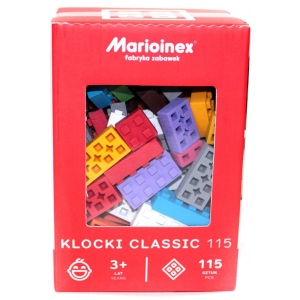 М'який конструктор для малюків Marioinex CLASSIC 115 деталей (438981) інтернет-магазин