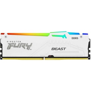 Память DDR  Kingston FURY Beast White DDR5 5200MHz 16GB (KF552C36BWEA-16)