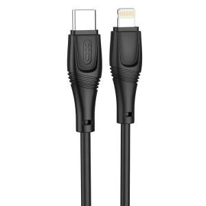 Кабель синхронізації даних XO NBQ239A Zeus Series High Elastic Type-C to Lightning 27W 1 m (NBQ239A_Black)