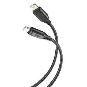 Кабель синхронізації даних XO NBQ236A Braided Type-C to Lightning 27W 1 m (NBQ236A_Black)
