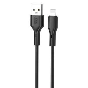 Кабель синхронізації даних XO NB230 Rock Series USB-A to Lightning 1 m (Чорний)
