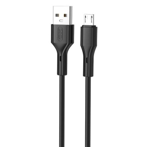 Кабель синхронізації даних XO NB230 Rock Series USB-A to Micro 1 m (Чорний)
