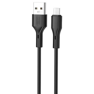 Кабель синхронізації даних XO NB230 Rock Series USB-A to Type-C 1 m (Чорний)