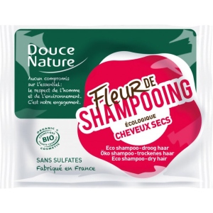 Шампунь жіночий Douce Nature твердий Fleur de Shampoo для сухого волосся 85 г (3380380058578)