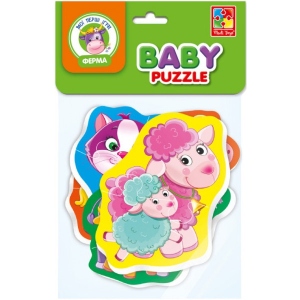 Пазли м'які (до 2 років) Vladi Toys "Мама та малюк" (укр) (VT1106-97)