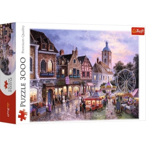 Пазли картонні (8 +) Trefl "Парк атракціонів" (3000 елм.) (33033)