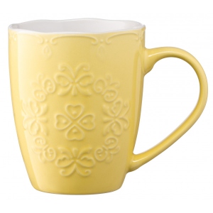 Чашка Ardesto Barocco 330 мл Yellow (AR3458Y)