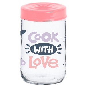 Ємність для сипучих Herevin Jar-Cook With Love 0.66 л (171441-074)