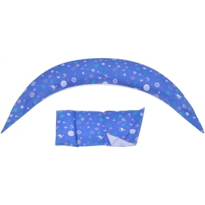 Подушка для майбутніх мам Nuvita 10 в 1 DreamWizard Синій (NV7100Blue)