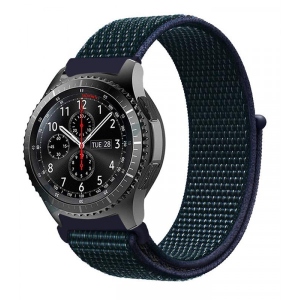Ремінець для смарт-годинника BeCover Nylon Style for Xiaomi Amazfit Bip/Bip Lite/Bip S Lite/GTR 42mm/GTS/TicWatch S2/TicWatch E Blue-Green (705826)