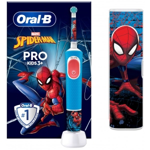 Зубна щітка електрична Oral-B Braun Pro Kids D103.413.2KX Spiderman «Людина-Павук» + Футляр