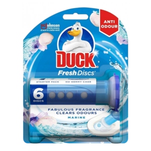 Туалетний блок SC Johnson Duck диски Морська свіжість 6 дисків (5000204965926)