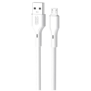 Кабель синхронізації даних XO NB230 Rock Series USB-A to Micro 1 m (NB230_M_White)