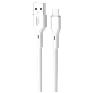 Кабель синхронізації даних XO NB230 Rock Series USB-A to Type-C 1 m (NB230_C_White)