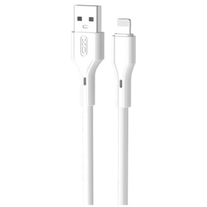 Кабель синхронізації даних XO NB230 Rock Series USB-A to Lightning 1 m (NB230_L_White)