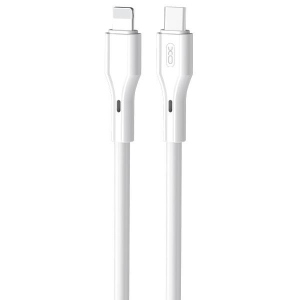 Кабель синхронізації даних XO NBQ231A Rock Series Type-C to Lightning 27W 1 m (NBQ231A_White)