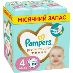 Одноразові підгузки Pampers Premium Care Maxi Розмір 4 (9-14 кг.), 174 шт. (81784131)