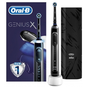 Зубна щітка електрична Oral-B Braun Genius X/D706.513.6X Midnight Black