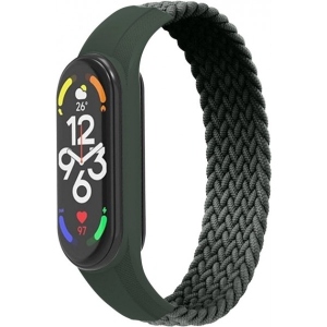 Ремінець для фітнес-браслету Armorstandart Braided Solo Loop for Xiaomi Mi Band 7/6/5/4 Khaki size M (ARM58766)