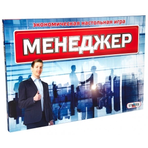 Настільна гра стратегічна (5-7 років) Strateg "Менеджер", рус (355)