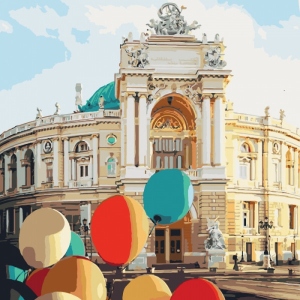 Картина за номерами Идейка Перлина біля моря 40 * 40 см (КНО3501)