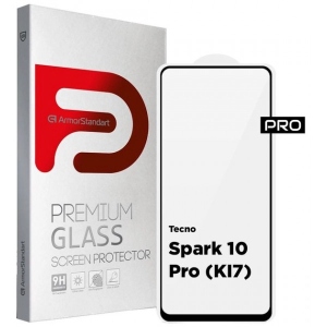 Захисне скло для смартфону Armorstandart Pro for Tecno Spark 10 Pro (KI7) Black (ARM67795)