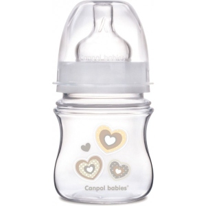 Пляшка для годування Canpol babies Антиколікова з широким горлом Easy Start Newborn Baby блакитна зірка, 120 мл. (35/216_bei)