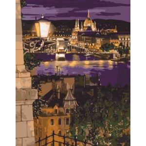 Картина за номерами Идейка Магічні фарби Будапешта 40 * 50см (КНО3534)