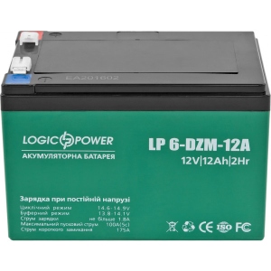Акумулятор для ДБЖ LogicPower LP 6-DZM-12 AGM (3536)