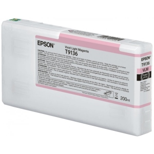 Картридж для струменевих принтерів/БФП Epson для SC-P5000 200 ml Vivid Light Mag (C13T913600)