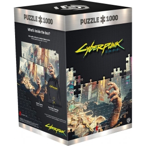 Пазли картонні (8 +) Good Loot Cyberpunk 2077: Hand puzzles 1000 шт. (5908305231158)