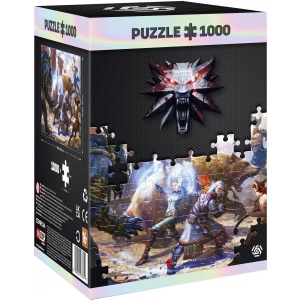 Пазли картонні (8 +) Good Loot Witcher: Geralt & Triss in Battle puzzles 1000 шт. (5908305233619)