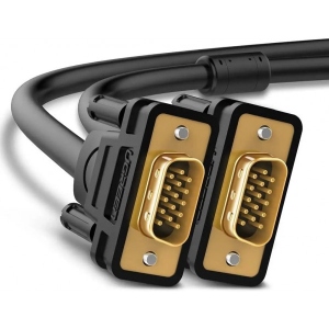 Кабель UGREEN VG101 VGA Male to Male 2m Black (11646)