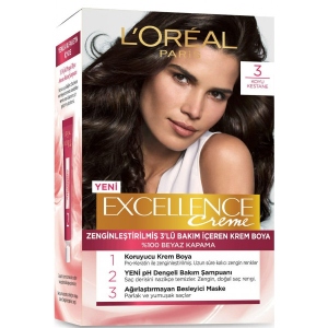 Фарба для волосся L'Oreal Paris Excellence 3.00 Темно-каштановий (3600523781102)