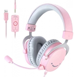 Гарнітура дротова ігрова Fifine H9P Pink