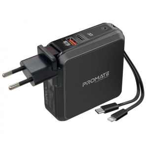 Батарея мобільна Promate 15000mAh (Powerpack-pd20+.Black)