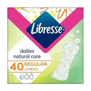Прокладки щоденні Libresse Natural Care Pantyliners Normal 40 шт. (7322540306392)