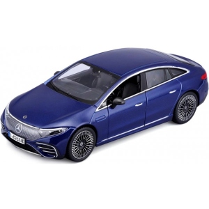 Колекційна машинка 1:24 Maisto 2022 Mercedes-Benz EQS, масштаб 1:24 (32902 met. blue)