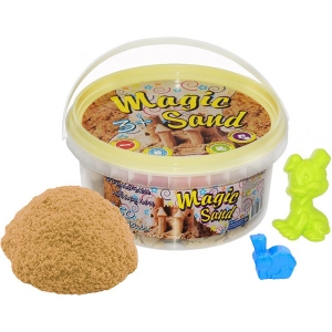 Кінетичний пісок Strateg Magic sand класичний, відро 350 гр. (370-1)