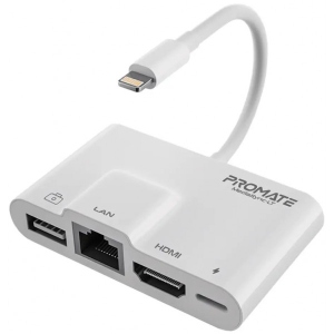 Хаб USB Promate Mediasync-lt White