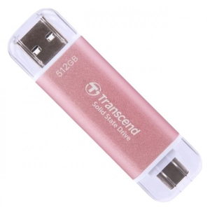 Флеш USB Transcend USB 3.2 Type-C ESD310P 512 GB Pink (TS512GESD310P)