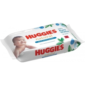 Вологі серветки для немовлят Huggies Natural Bio 48 шт. (5029053582313)