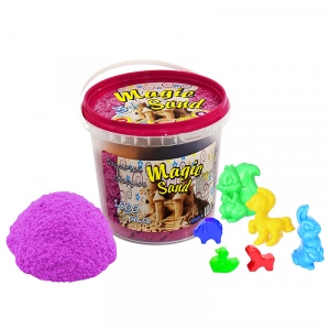 купити Кінетичний пісок Strateg Magic Sand Рожевий в відрі 1 кг (372-3)
