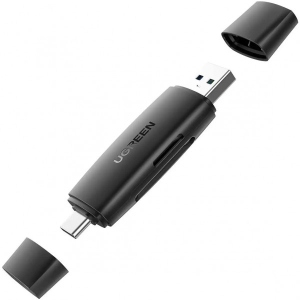 Кардрідер UGREEN CM304 Multifunction Card Reader Black (80191)