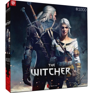 Пазли картонні (8 +) Good Loot Witcher: Geralt & Ciri Puzzles 1000 шт. (5908305236023)