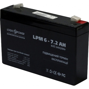 Акумулятор для ДБЖ LogicPower LPM 6В 7.2 Ач (3859)