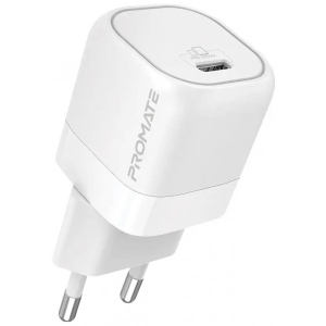 Мережевий зарядний пристрій Promate Powerport-25 White