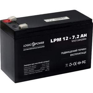 Акумулятор для ДБЖ LogicPower LPM 12В 7.2 Ач (3863)