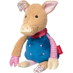 М'яка іграшка тварина Sigikid Patchwork Sweety Свинка 31 см (38708SK)